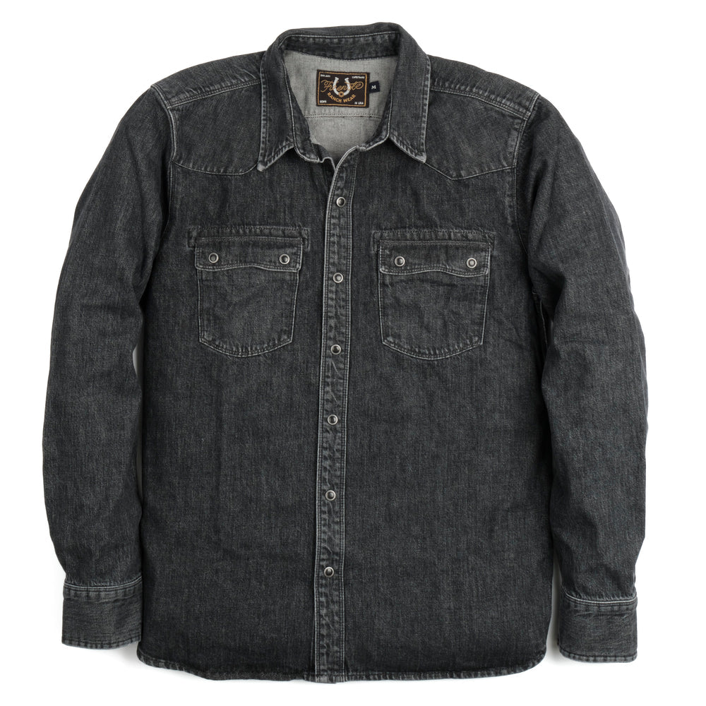 MODERN WESTERN BLACK STONE WASH
