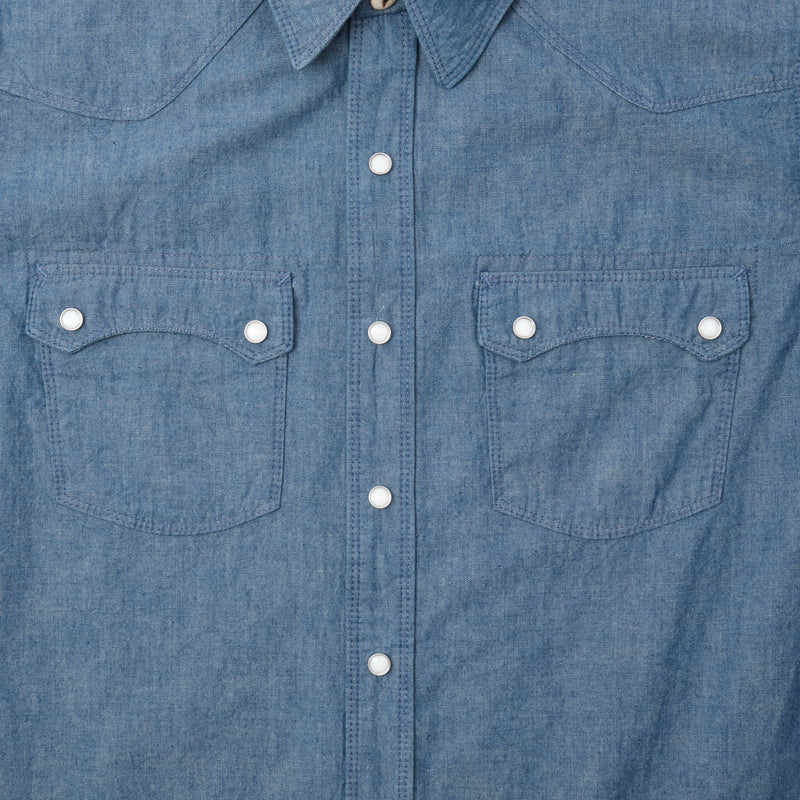 MONDERN WESTERN SS CHAMBRAY