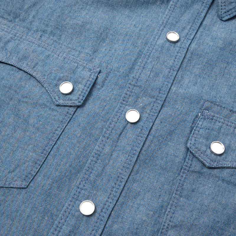 MONDERN WESTERN SS CHAMBRAY