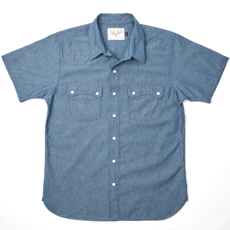 MONDERN WESTERN SS CHAMBRAY