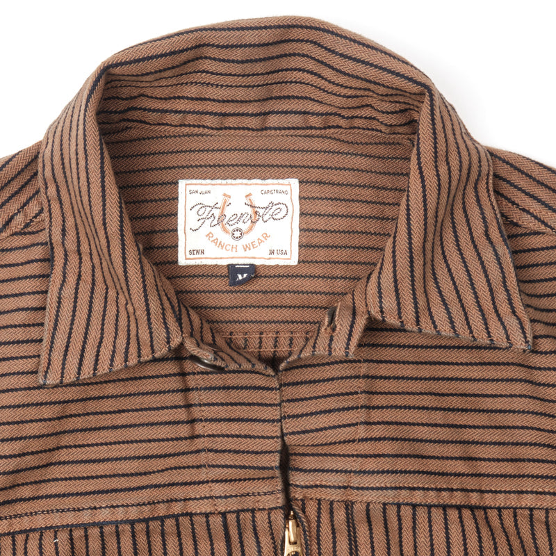 CD-4 BROWN HERRINGBONE
