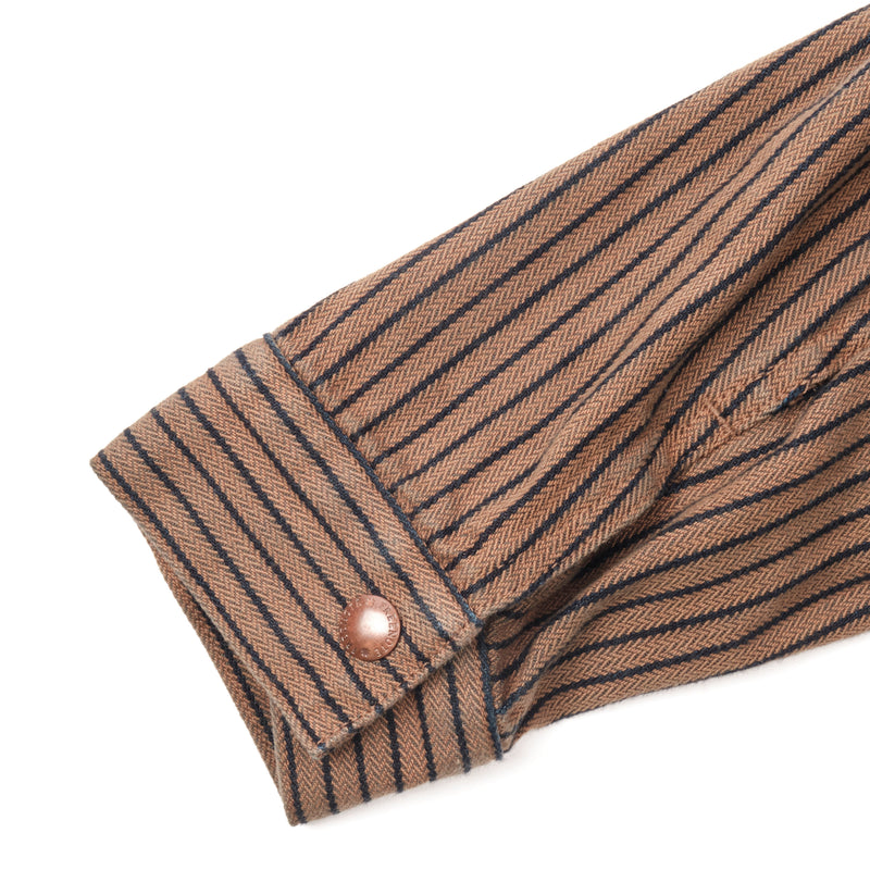 CD-4 BROWN HERRINGBONE
