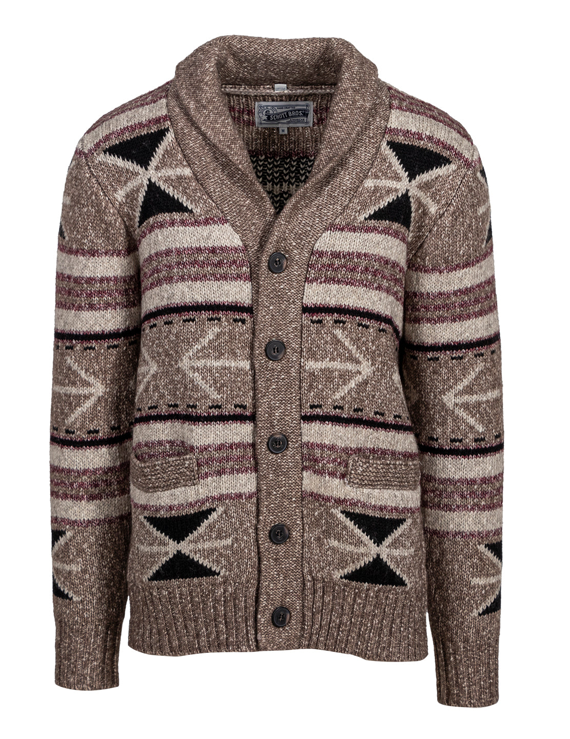 Schott NYC Shawl Collar Cardigan