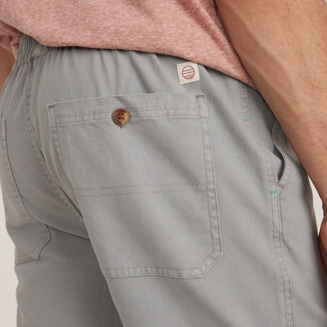 5" Saturday Canvas Short in Light Grey