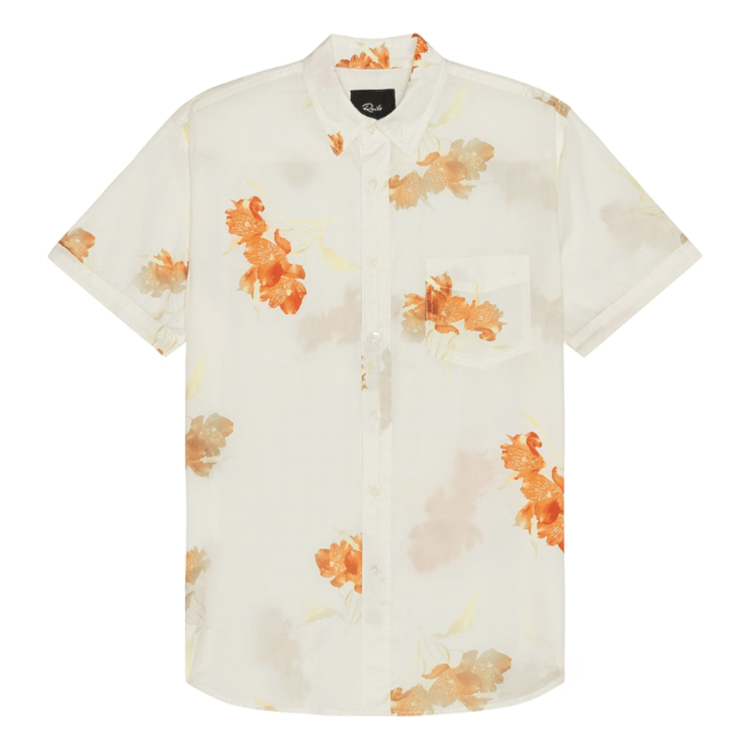 Monaco Shirt - Surreal Flower White