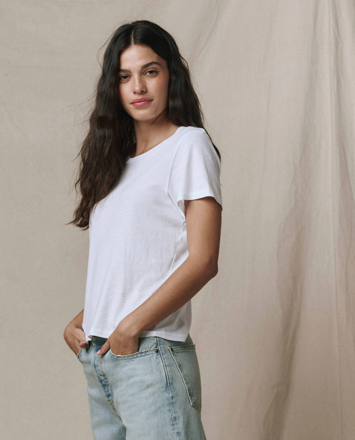 The Little Tee. True White.