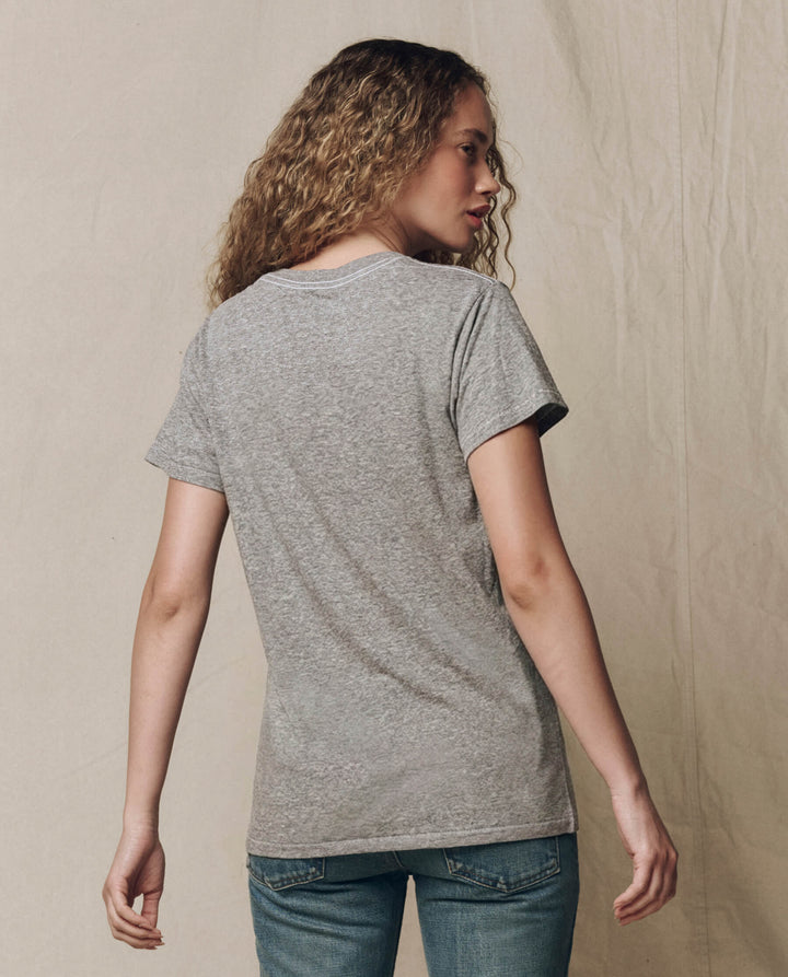 The Slim Tee. Heather Grey.