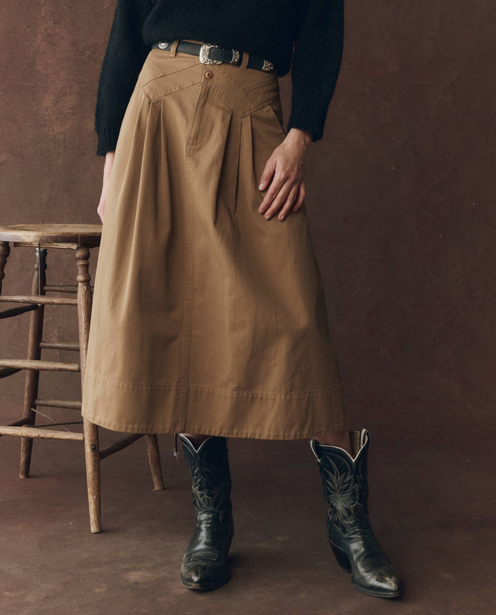 The Field Skirt. Tobacco