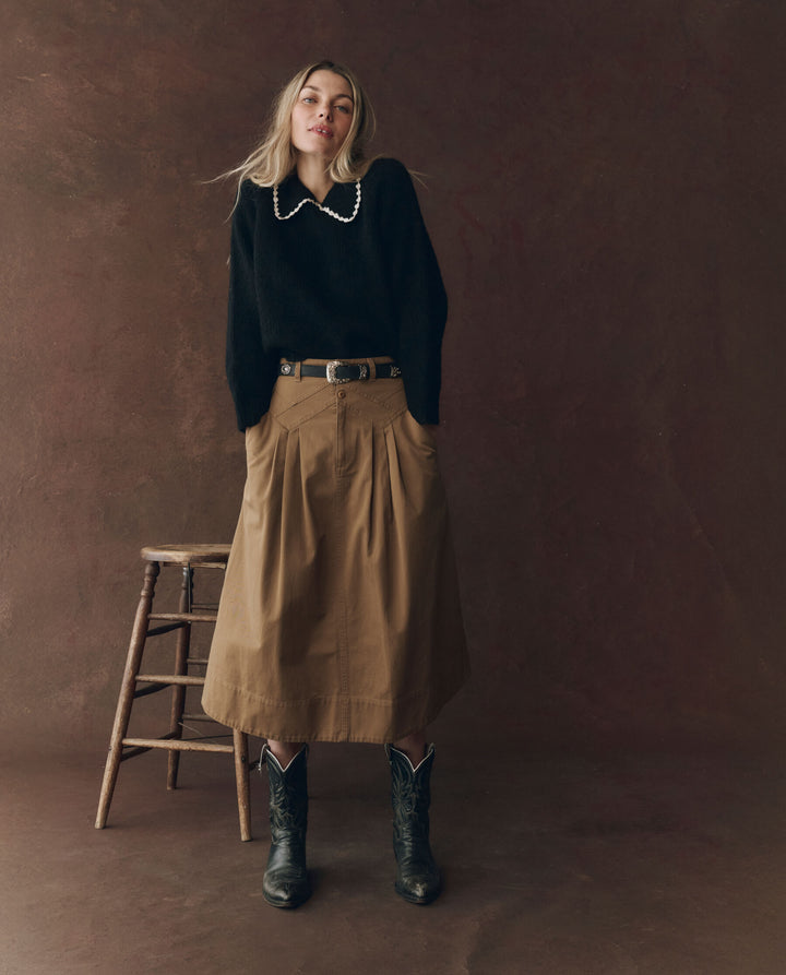 The Field Skirt. Tobacco