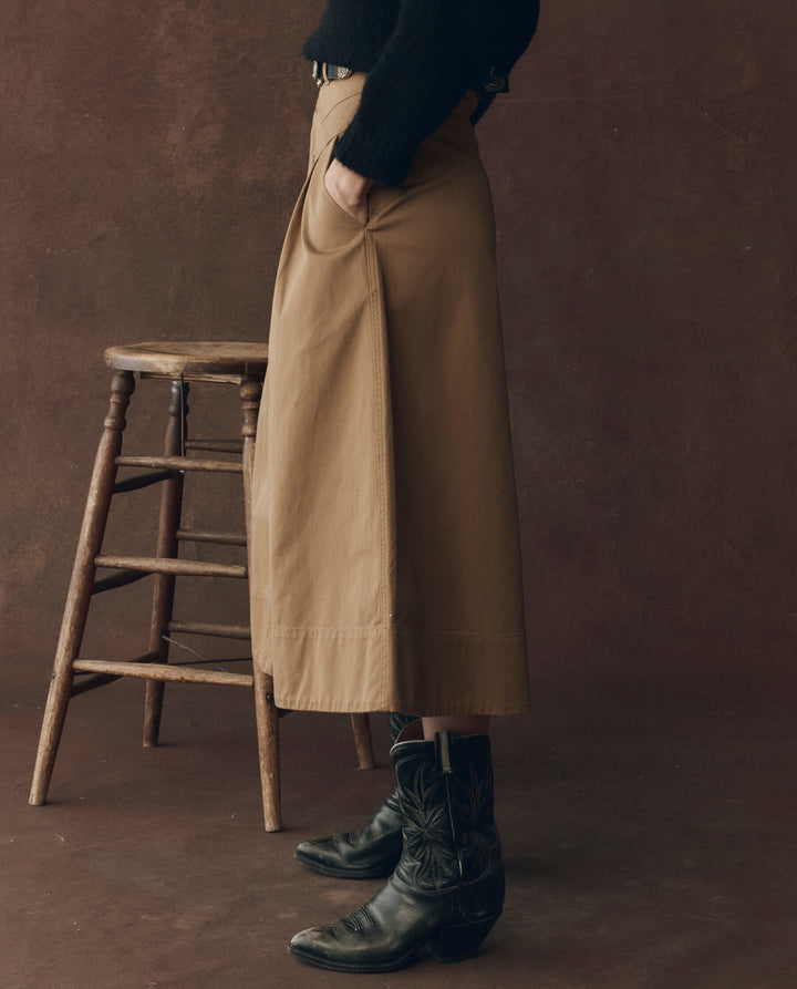The Field Skirt. Tobacco