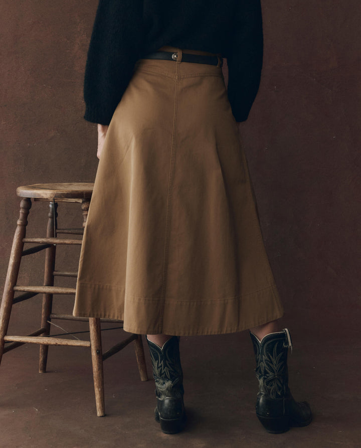 The Field Skirt. Tobacco