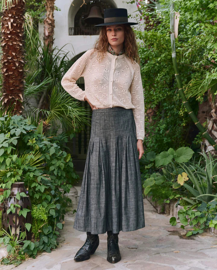 The Rhythm Skirt. - Smoke Wash