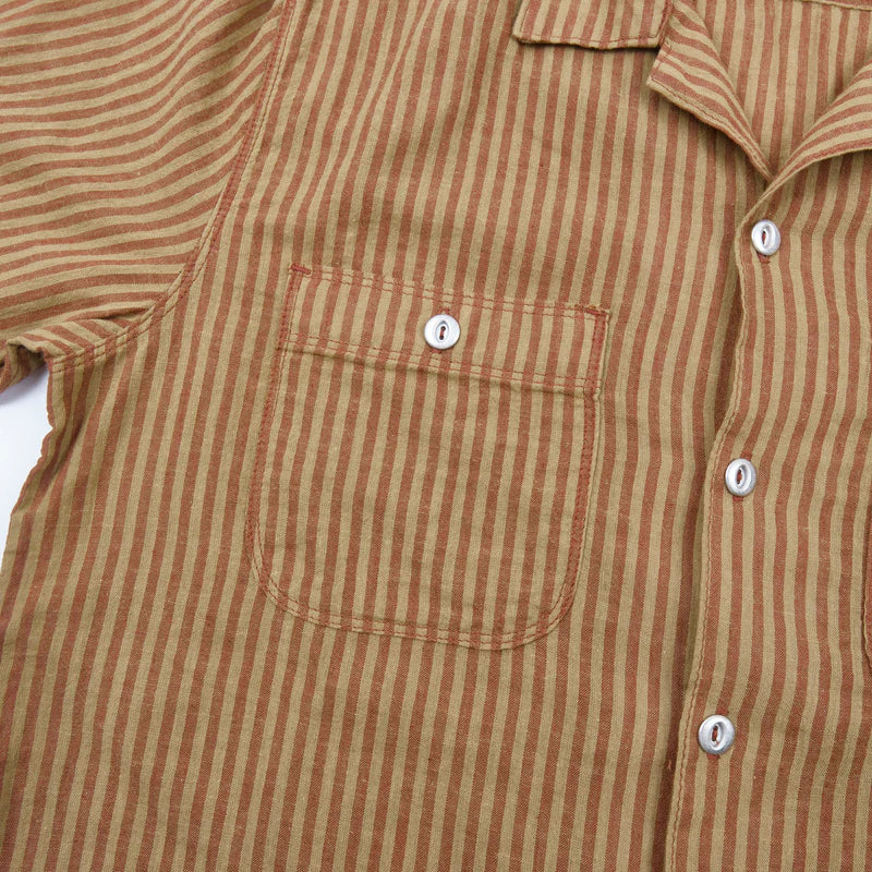Dayton Terracotta Stripe