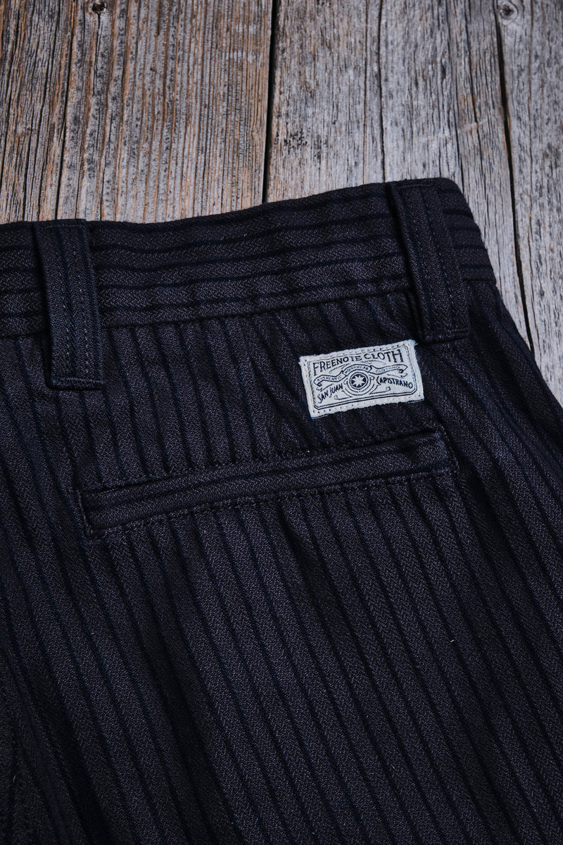 DECK PANT - INDIGO HERRINGBONE DOBBY