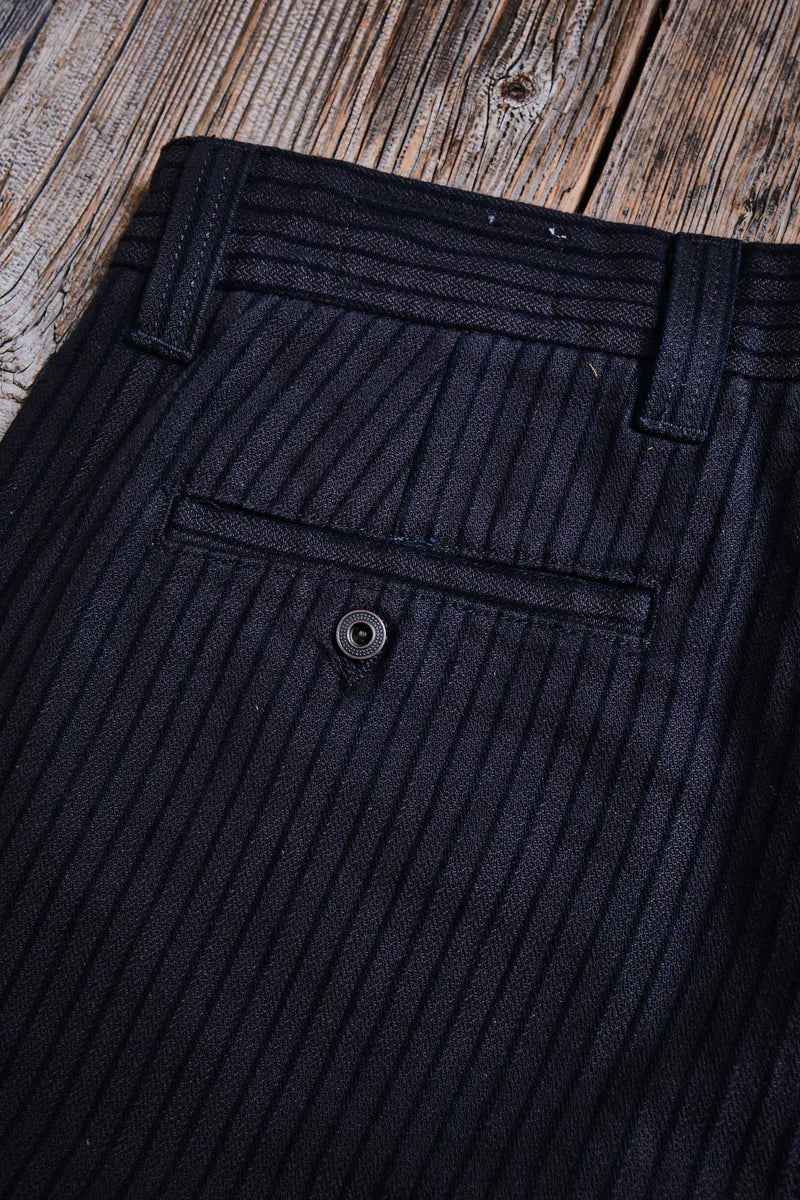 DECK PANT - INDIGO HERRINGBONE DOBBY