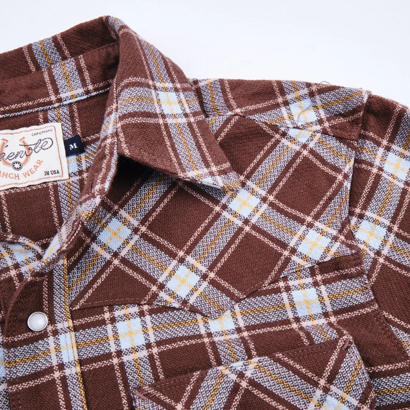 WESTERN SCOUT - BROWN PLAID