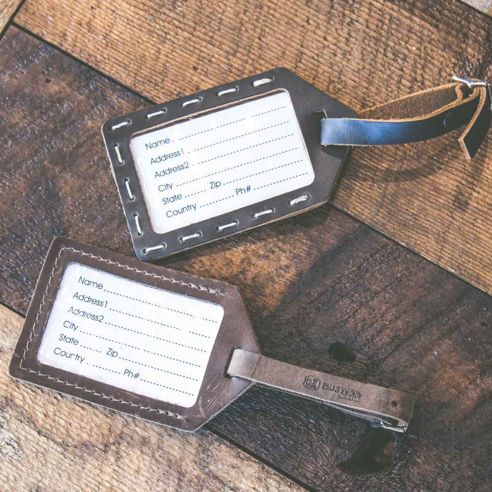 Leather Luggage Tag