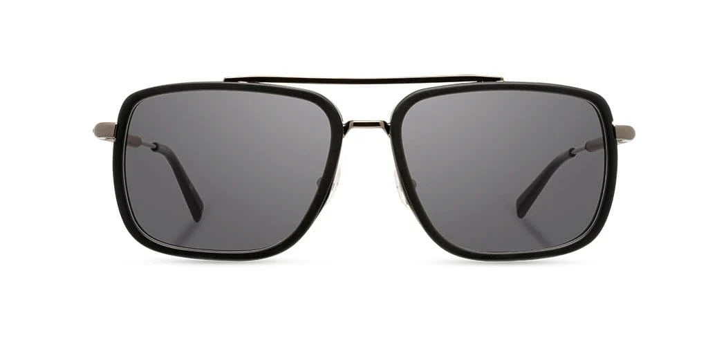 Grant: Matte Black // Walnut - Grey Tint Polarized