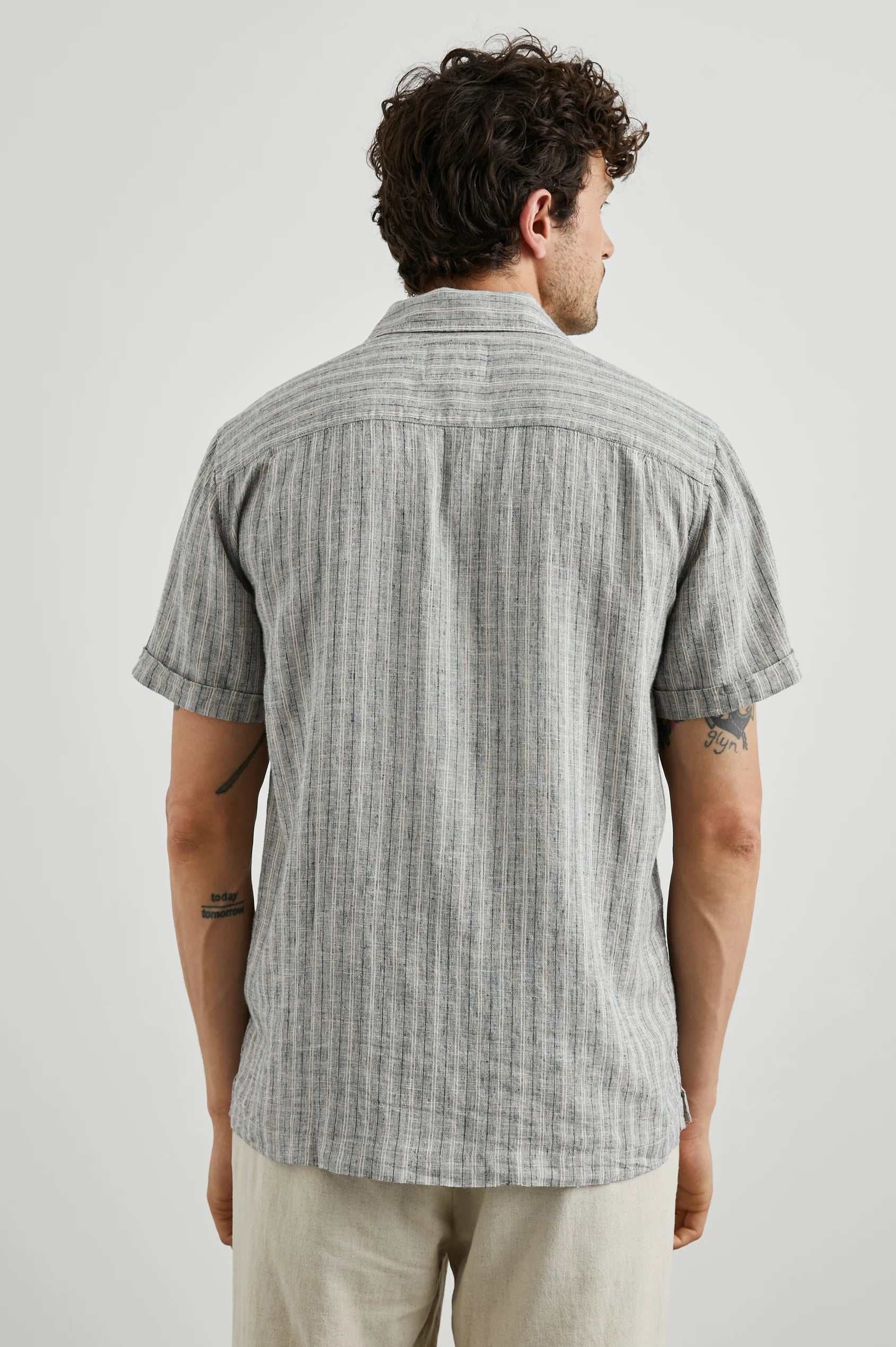 Waimea shirt - Quino Navy Stripe