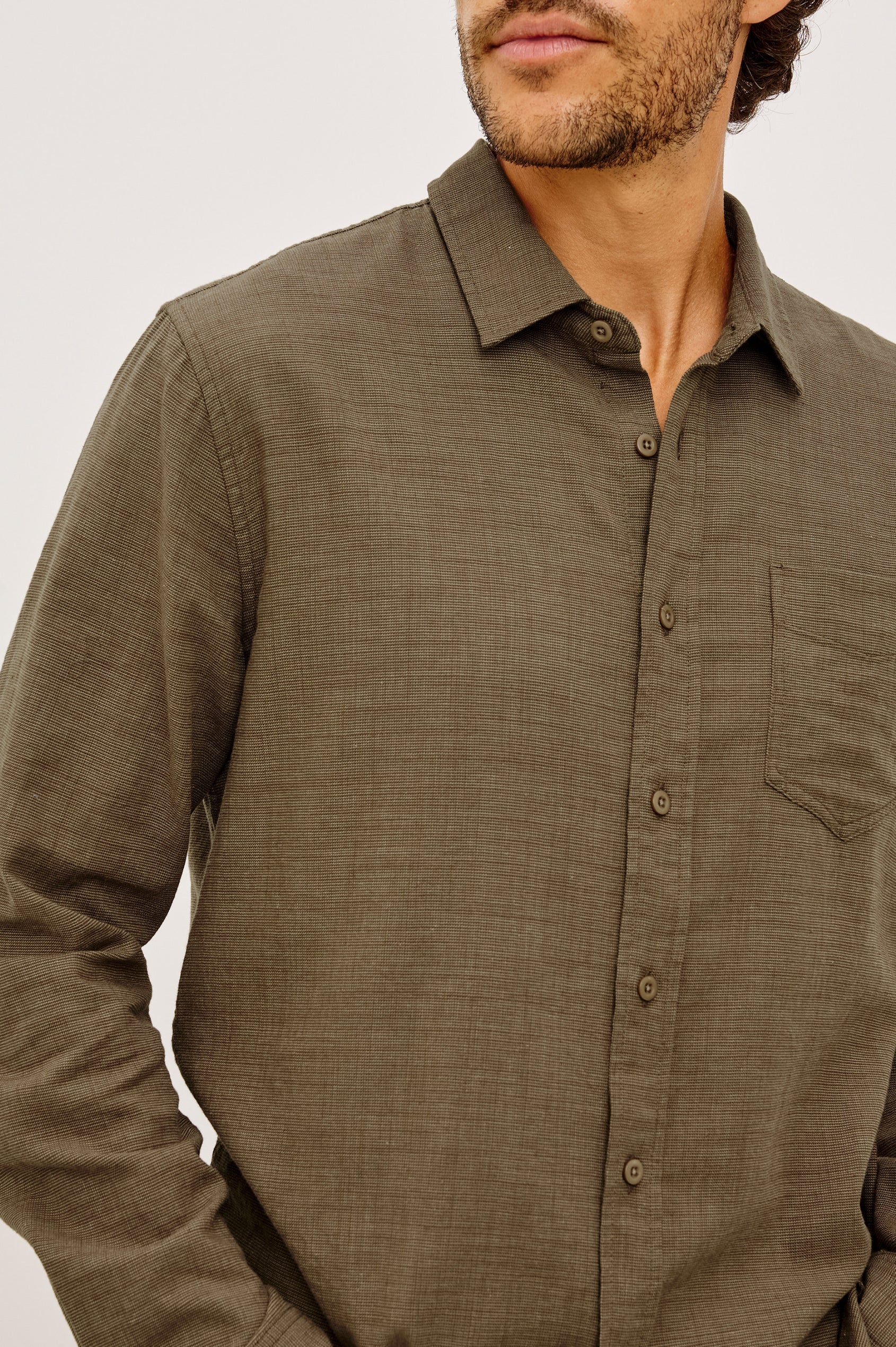 Wyatt Shirt - Espresso Etch