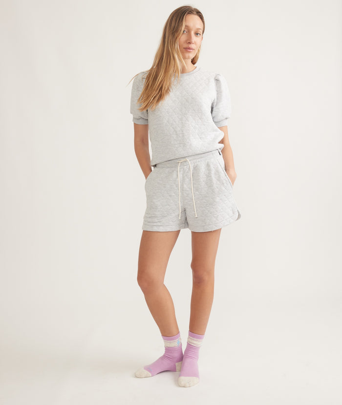 Corbet Quilted Sweat Short