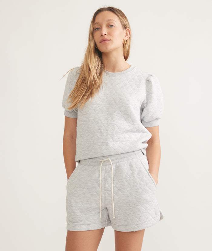 Corbet Quilted Sweat Short