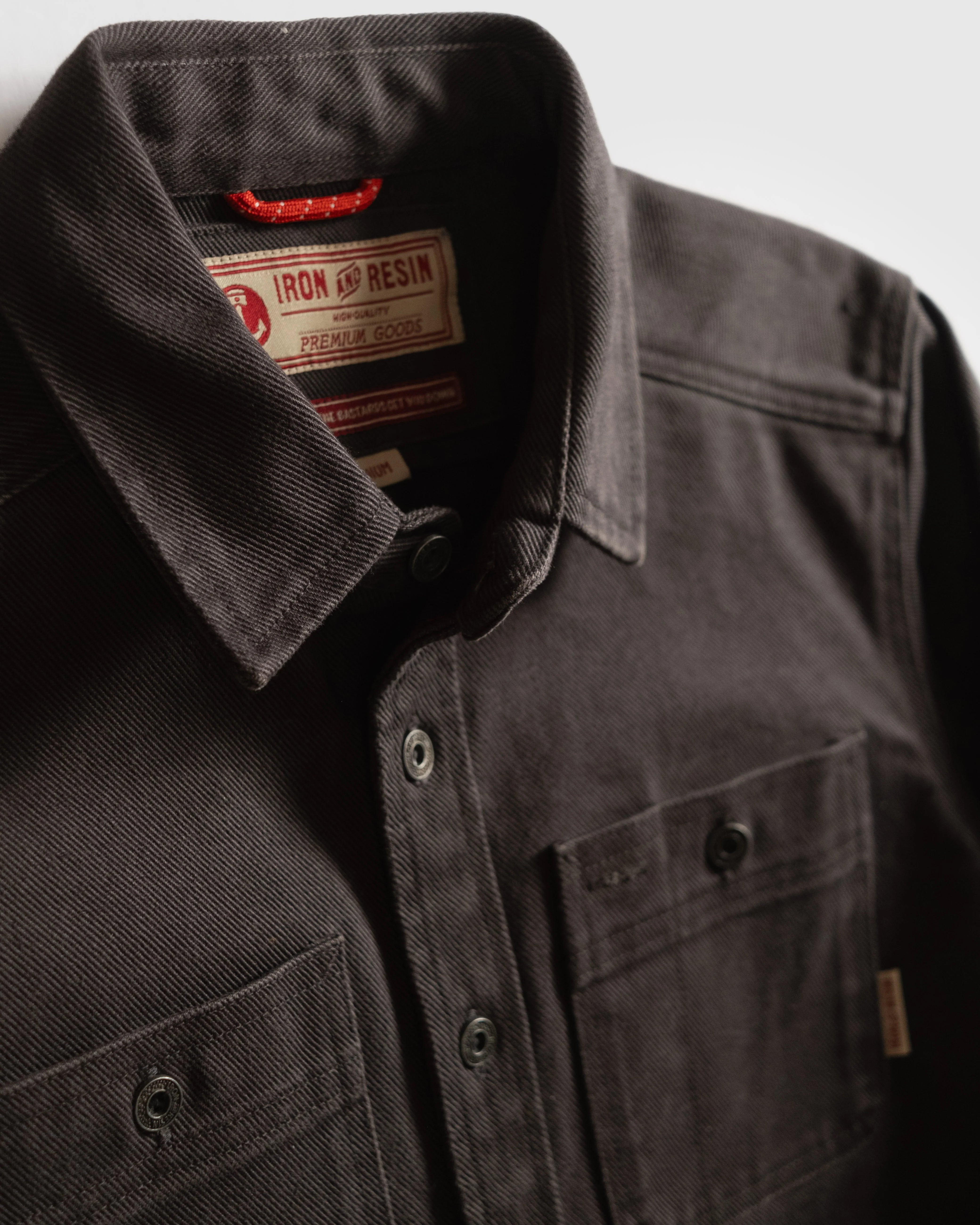 Workshop Heavy Twill Shirt - Charcoal