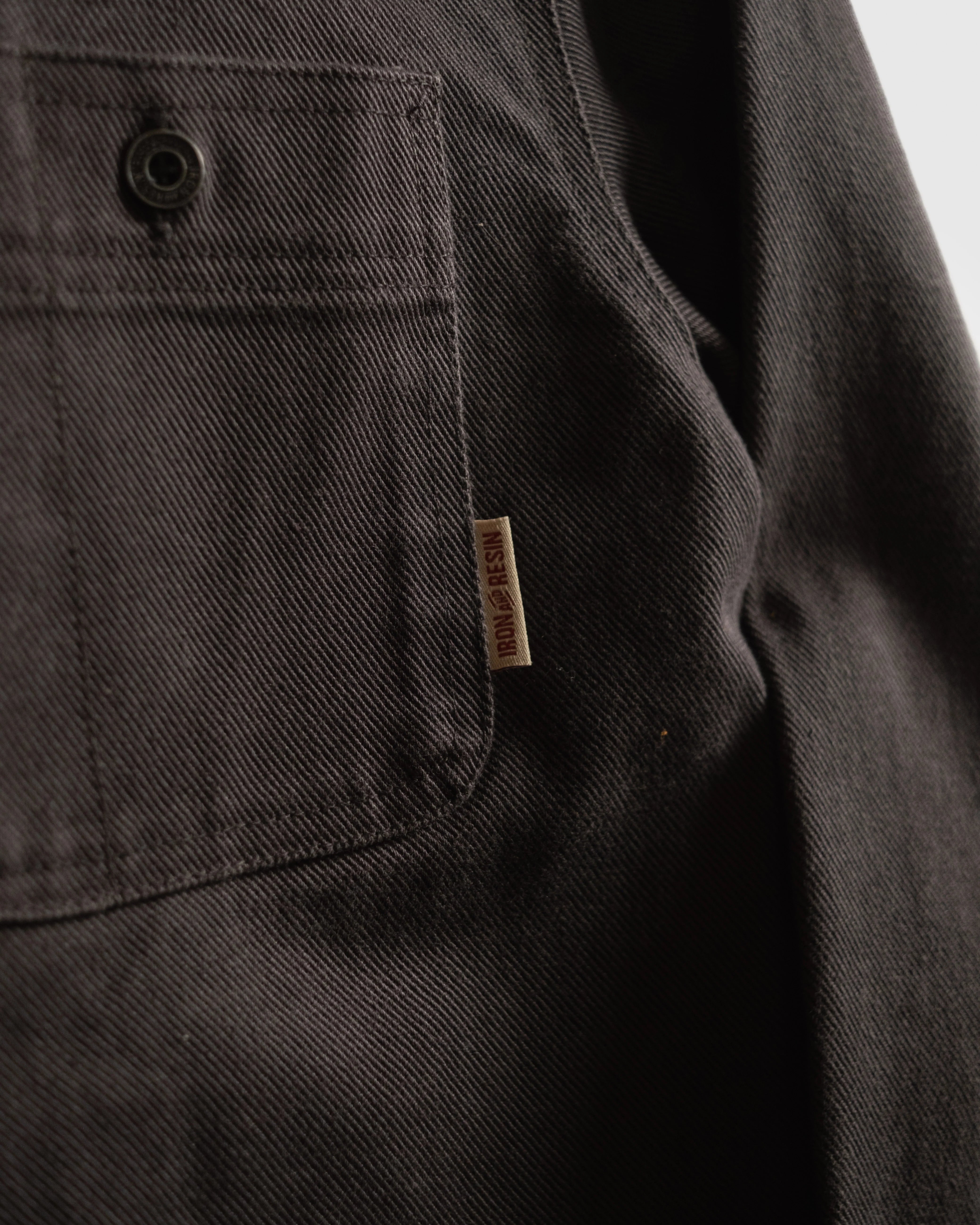 Workshop Heavy Twill Shirt - Charcoal