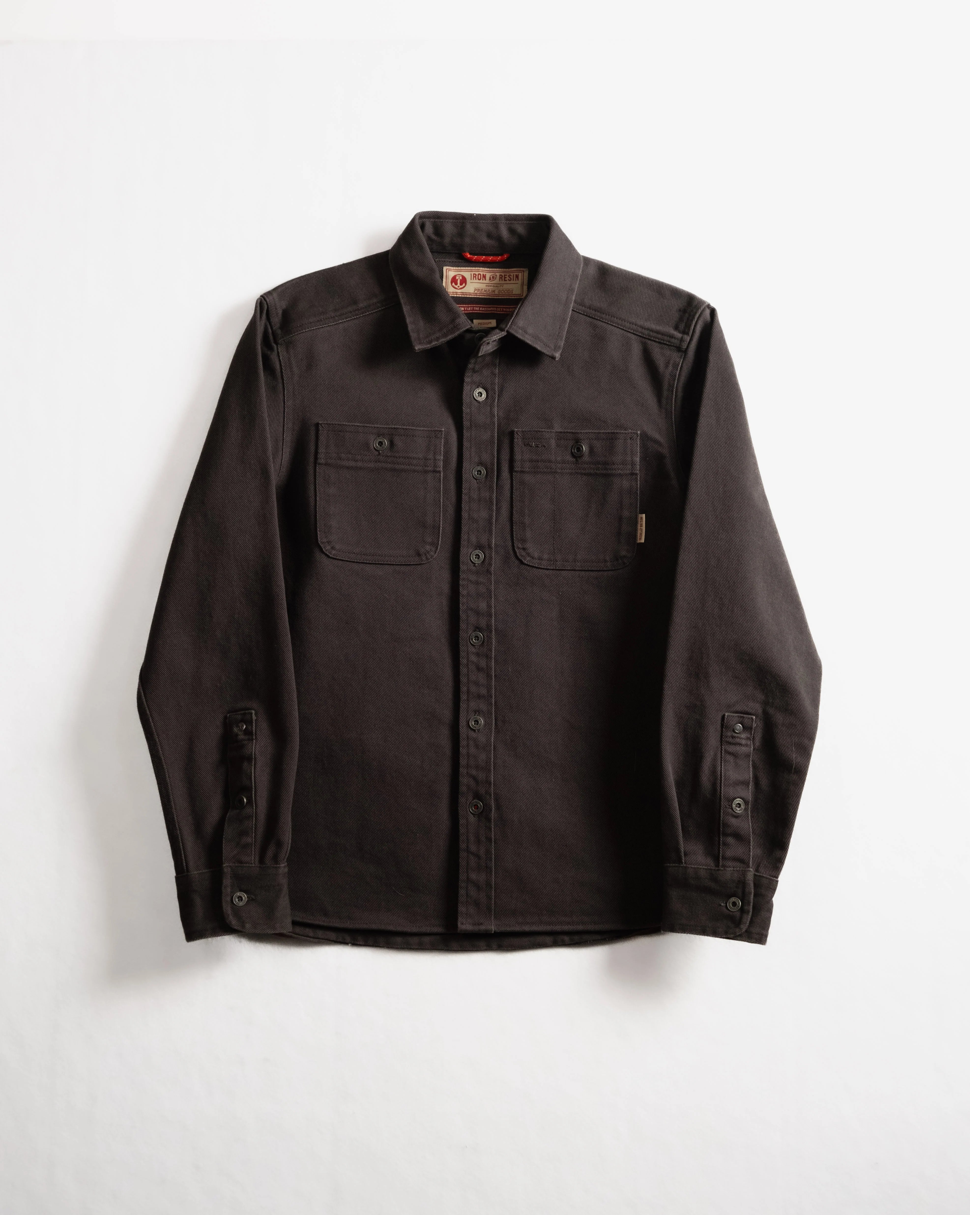 Workshop Heavy Twill Shirt - Charcoal
