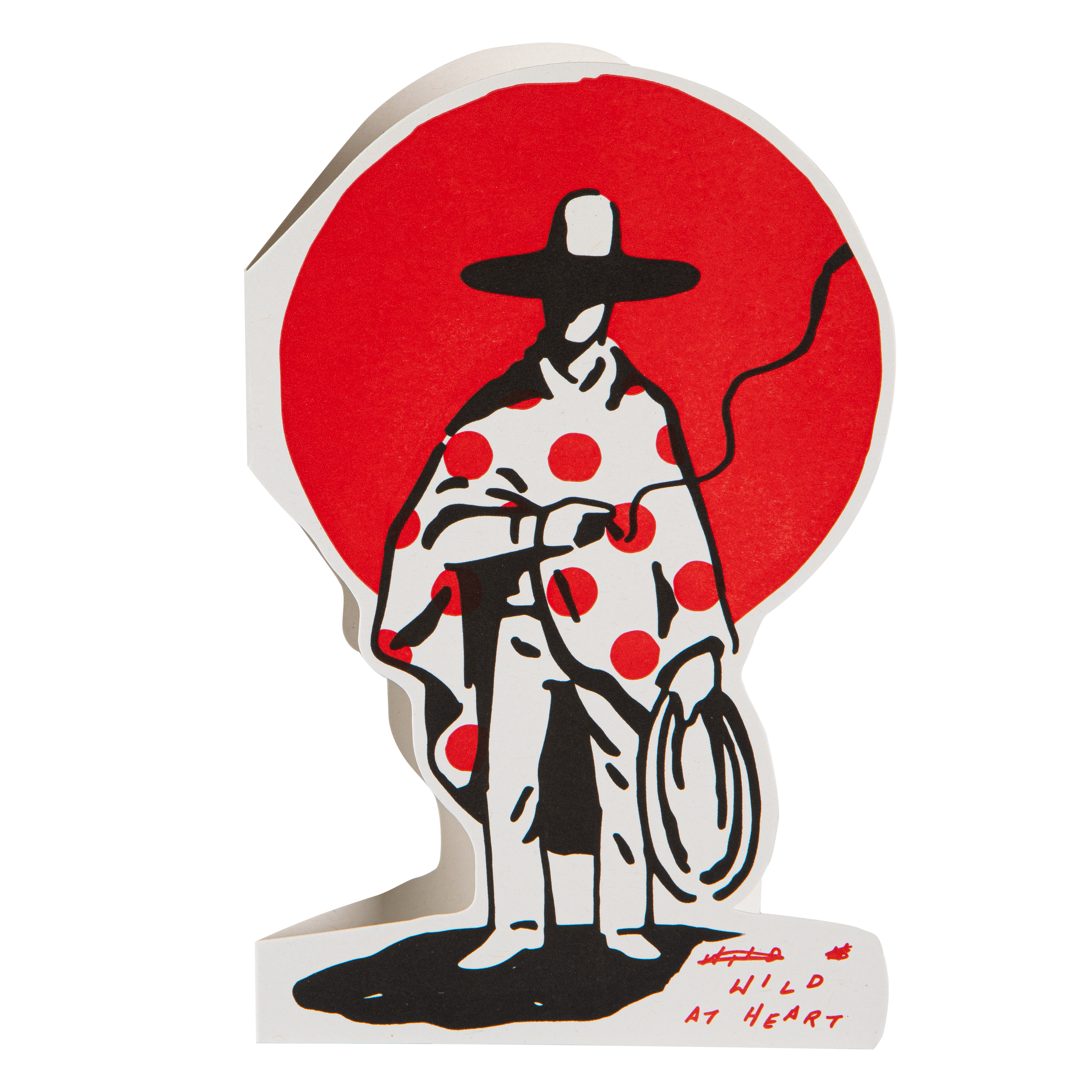 Wild At Heart Cowboy | Cut Out-Greeting Card