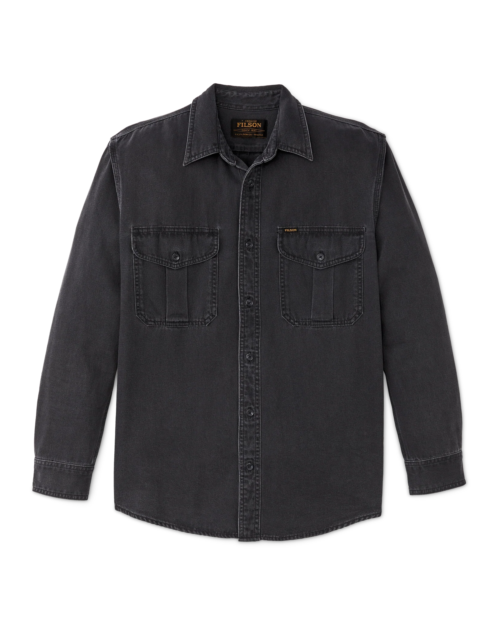 Denim Guide Shirt - Washed Black