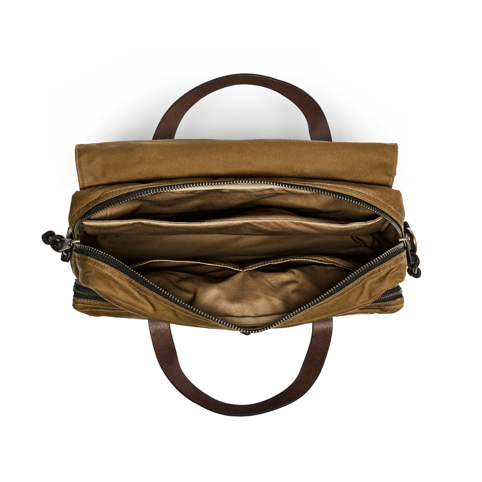 24 Hour Tin Cloth Briefcase - Dark Tan