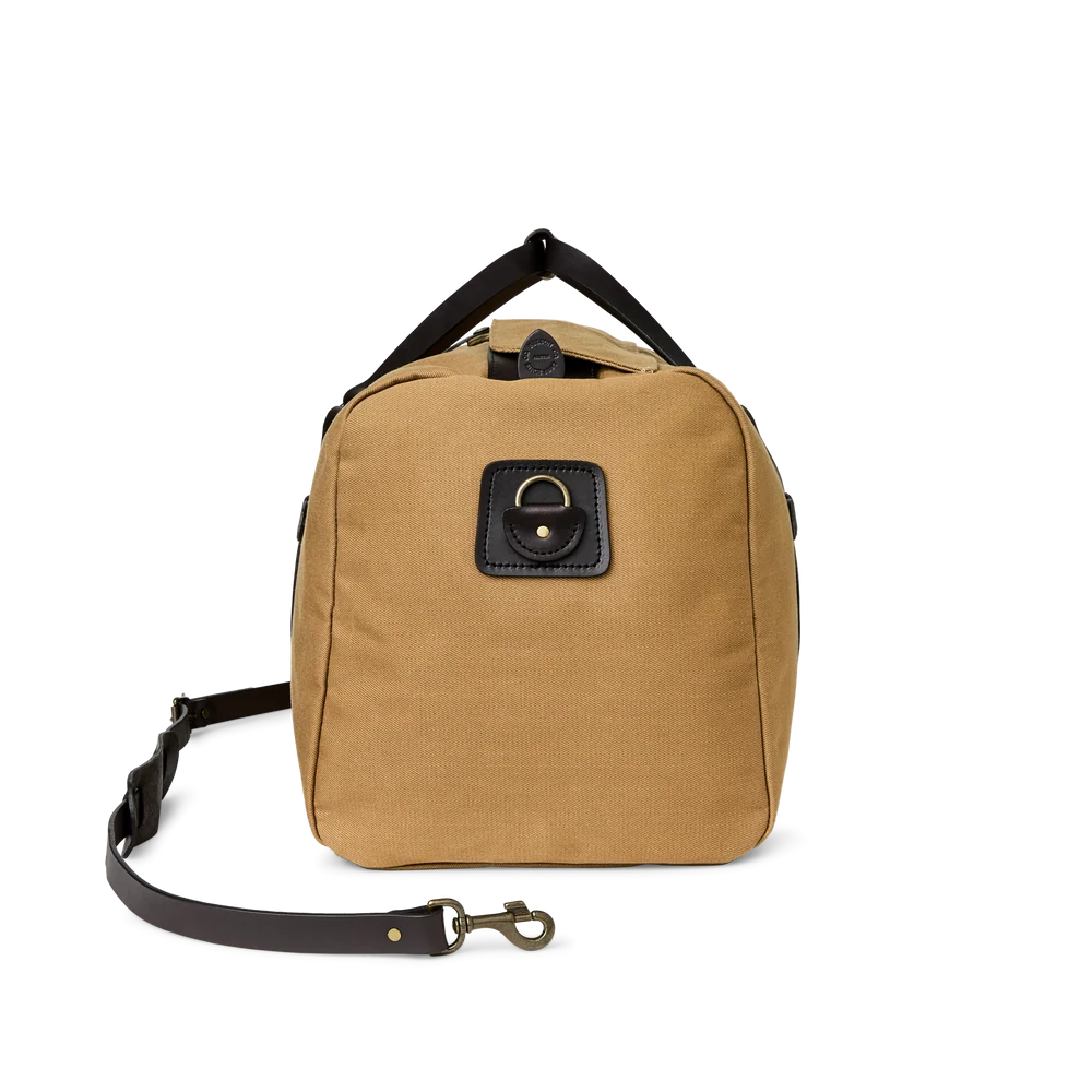 LARGE RUGGED TWILL DUFFLE - Tan