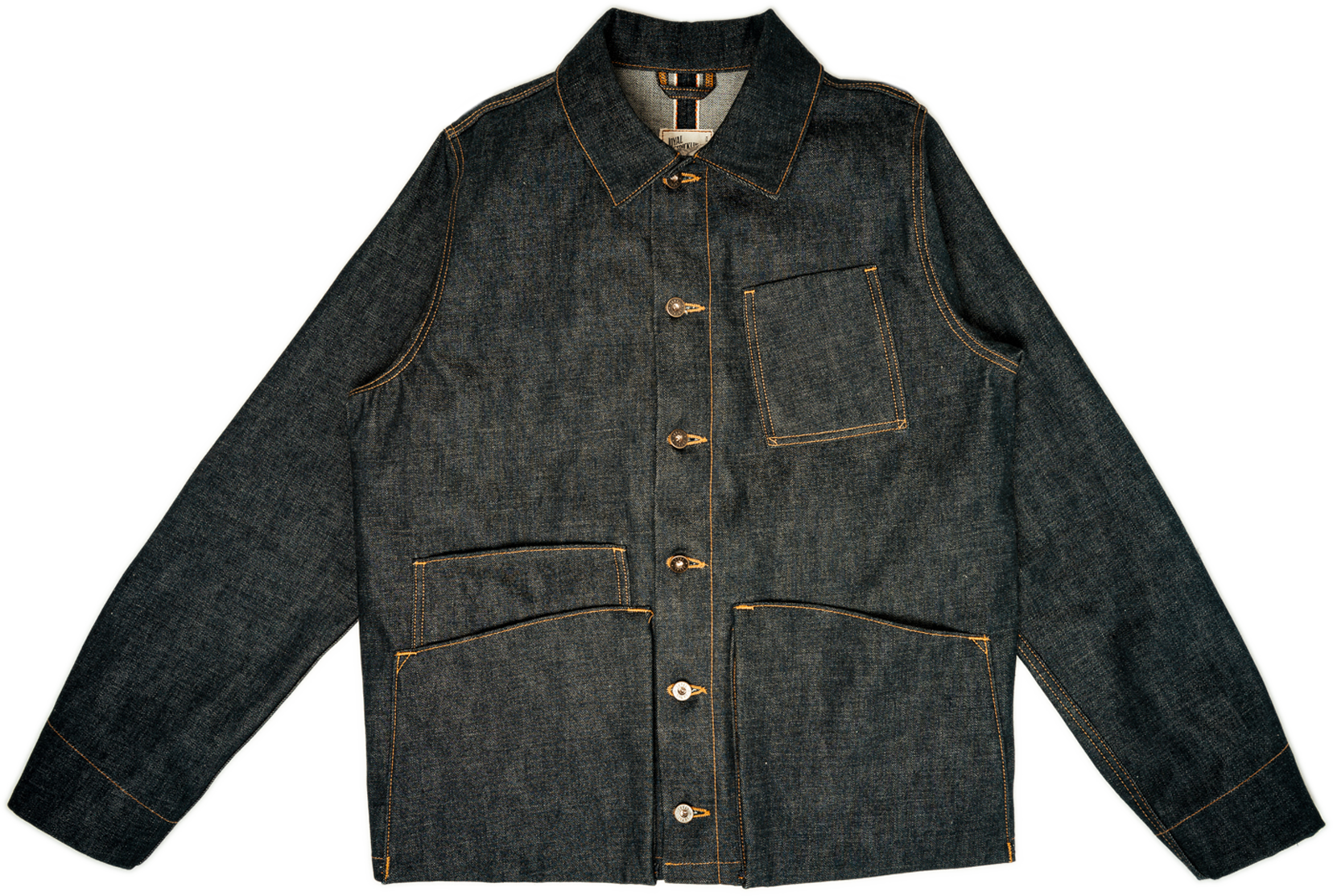 Amos Chore Coat - Rigid 15oz Japanese Selvedge Denim