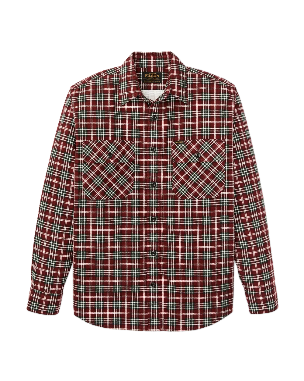 Field Flannel Shirt-Russet Red Plaid