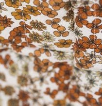 Small Cotton Flower Scarf - Bois De Rose