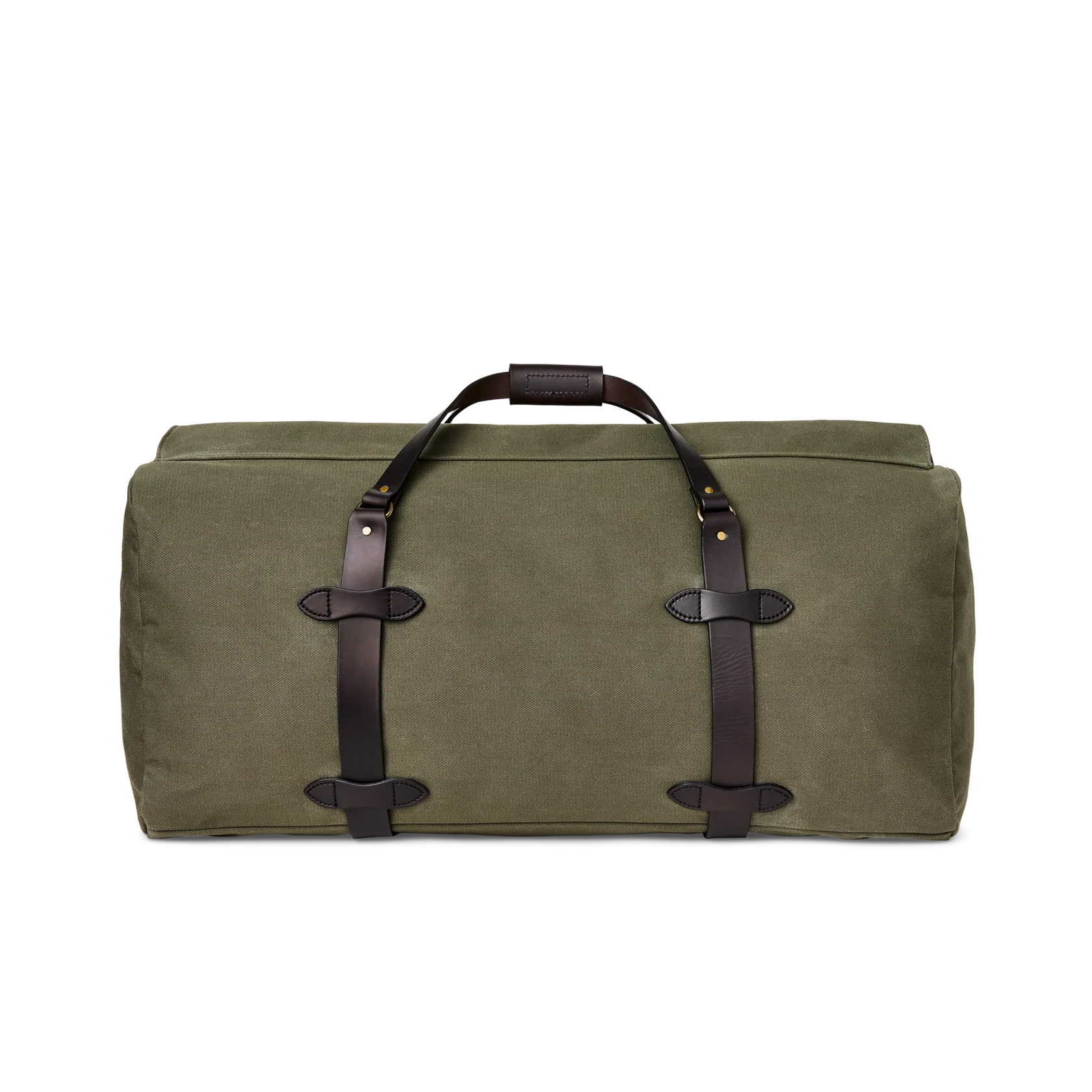 LARGE RUGGED TWILL DUFFLE - OTTER GREEN