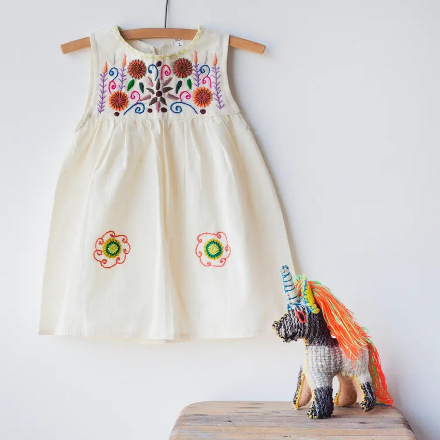 Cream - Jardinita Dress
