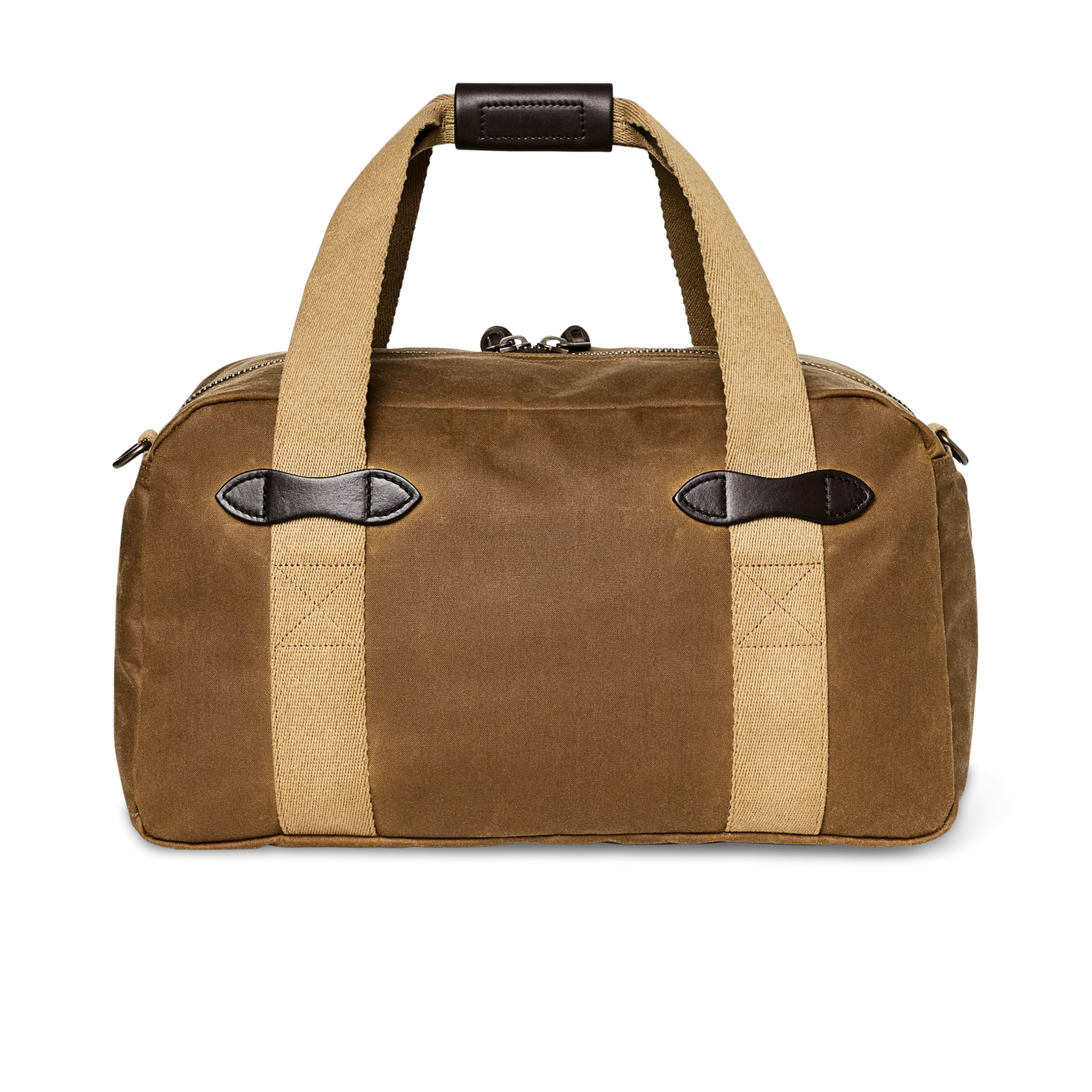 SMALL TIN CLOTH DUFFLE BAG - DARK TAN