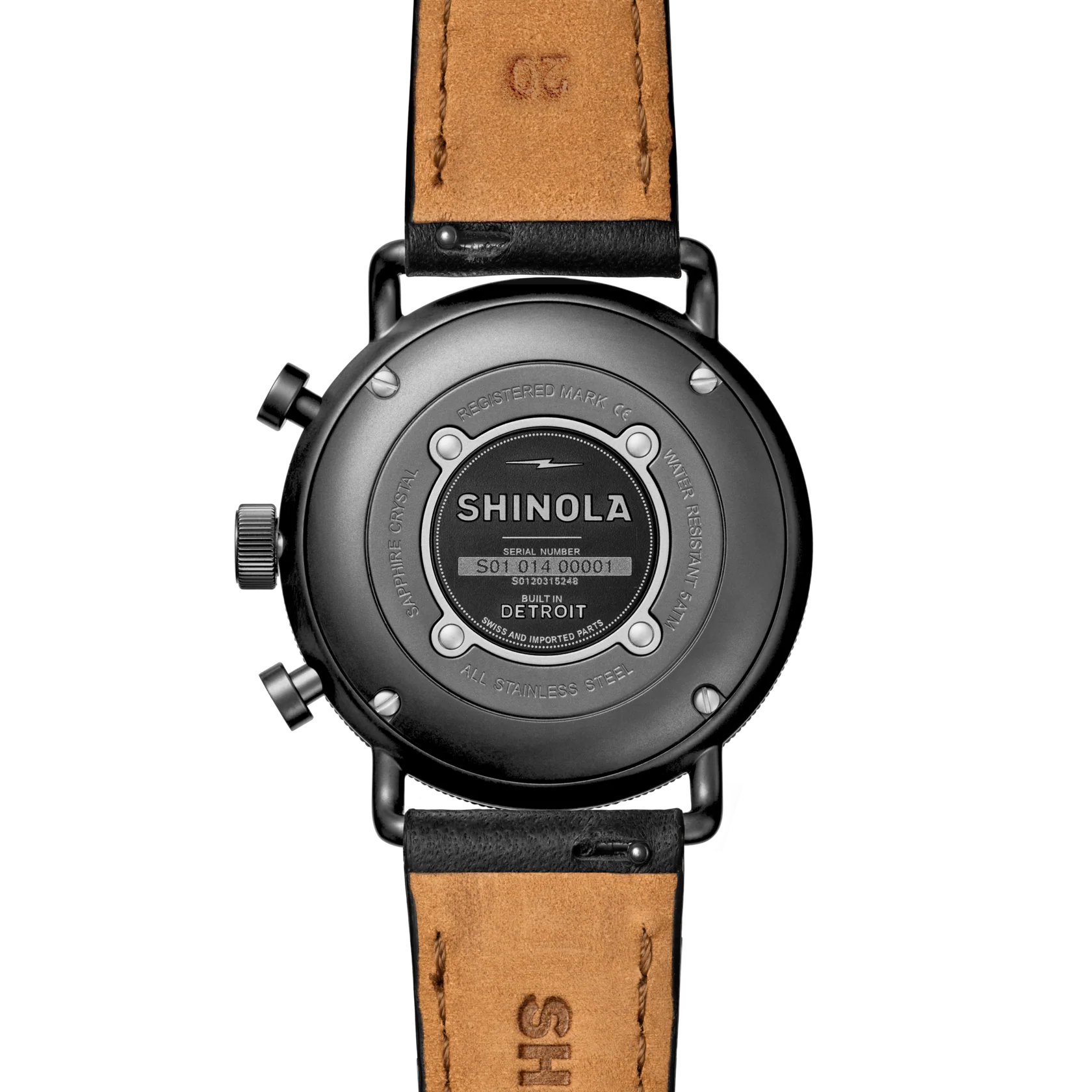 Shinola Canfield Sport Chronograph-Black 40mm