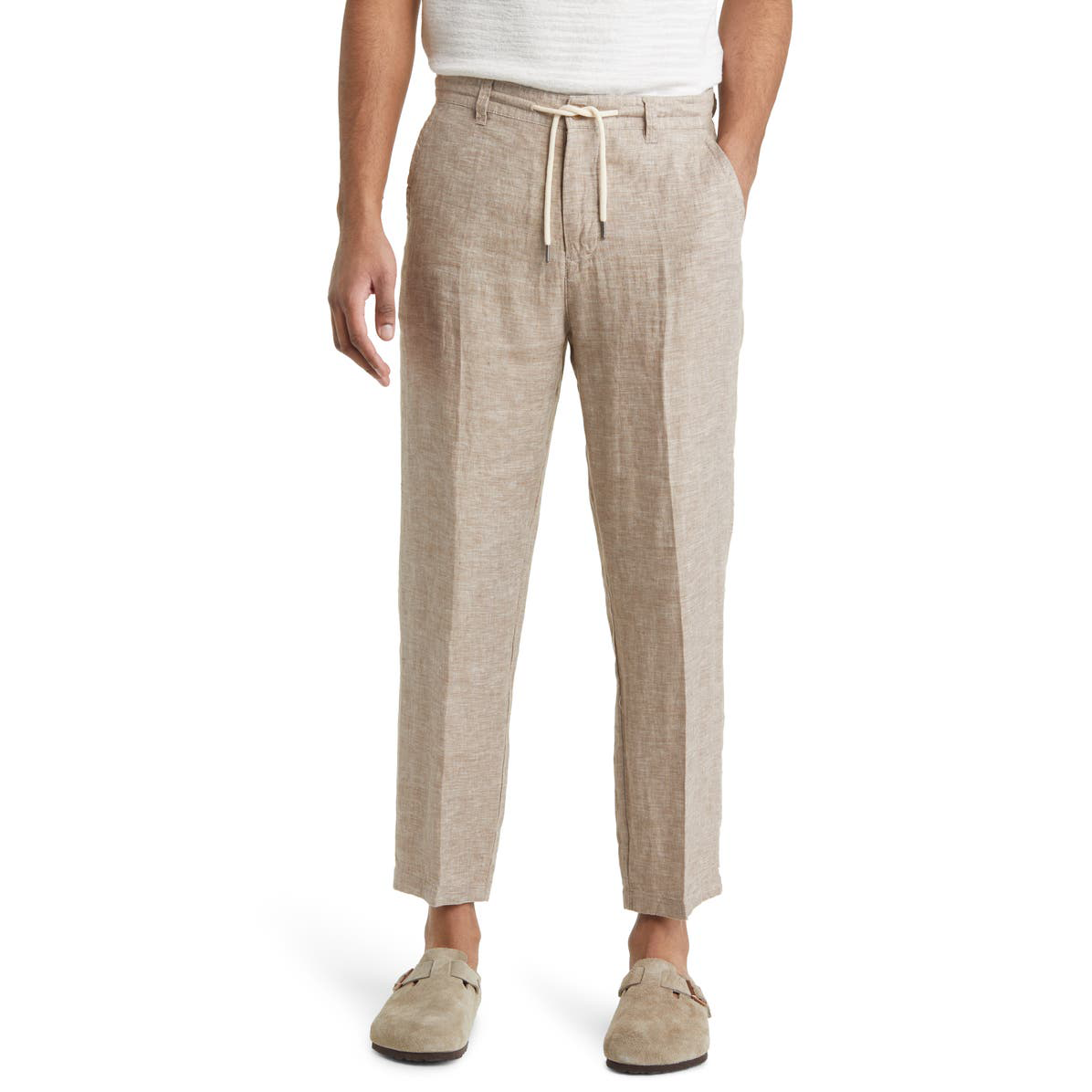 RAILS BULGUR MERCER LINEN TWILL DRAWSTRING PANTS