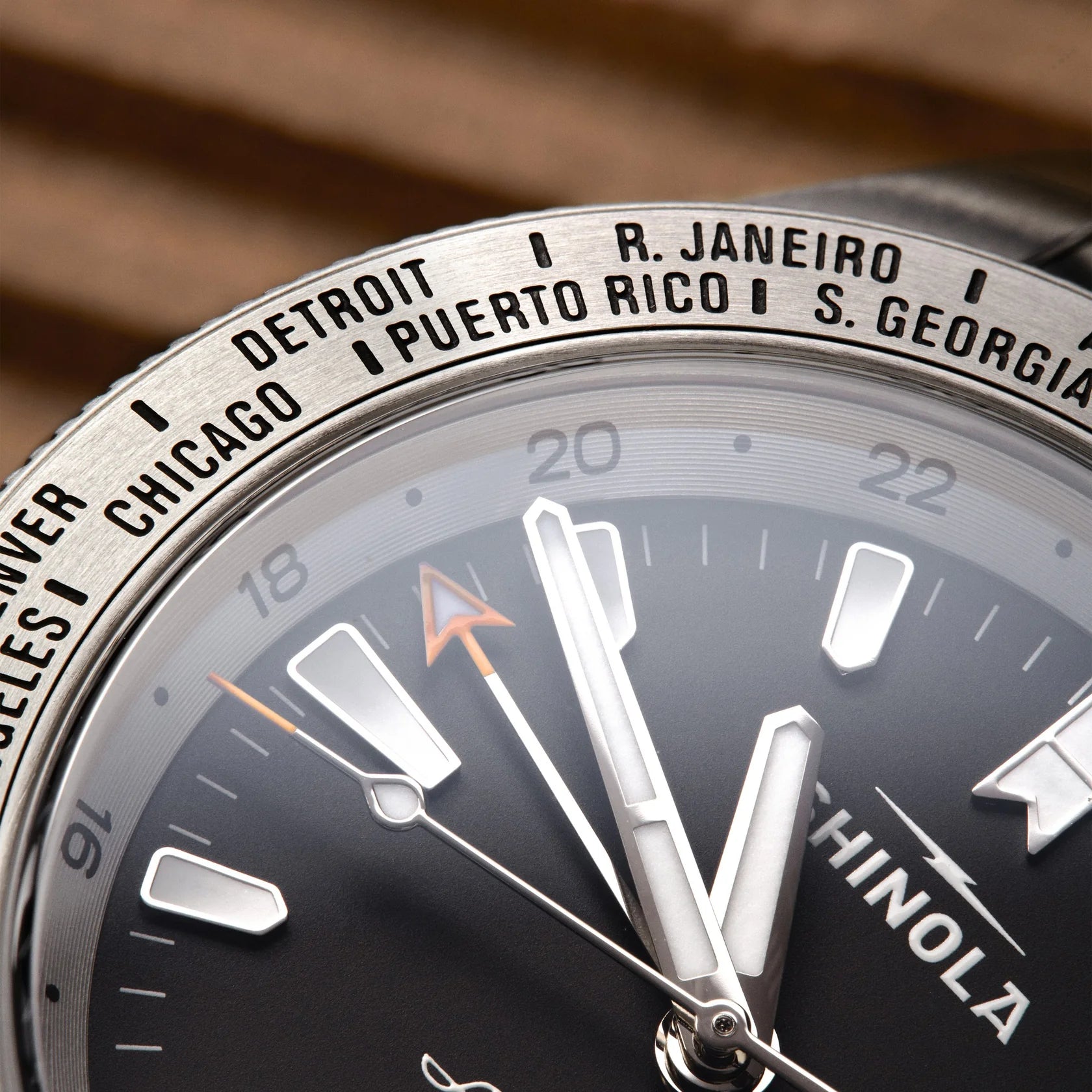 Shinola Monster Worldtimer GMT 40mm