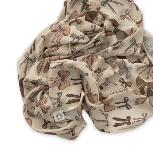 Bows Muslin Blanket