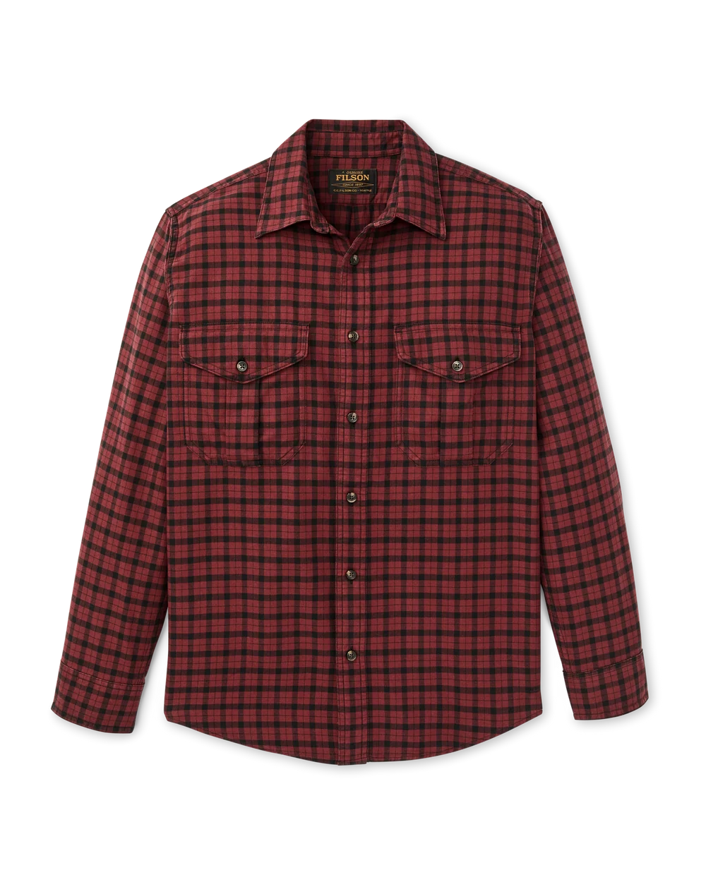 Lightweight Alaskan Guide Shirt - Port / Black Plaid
