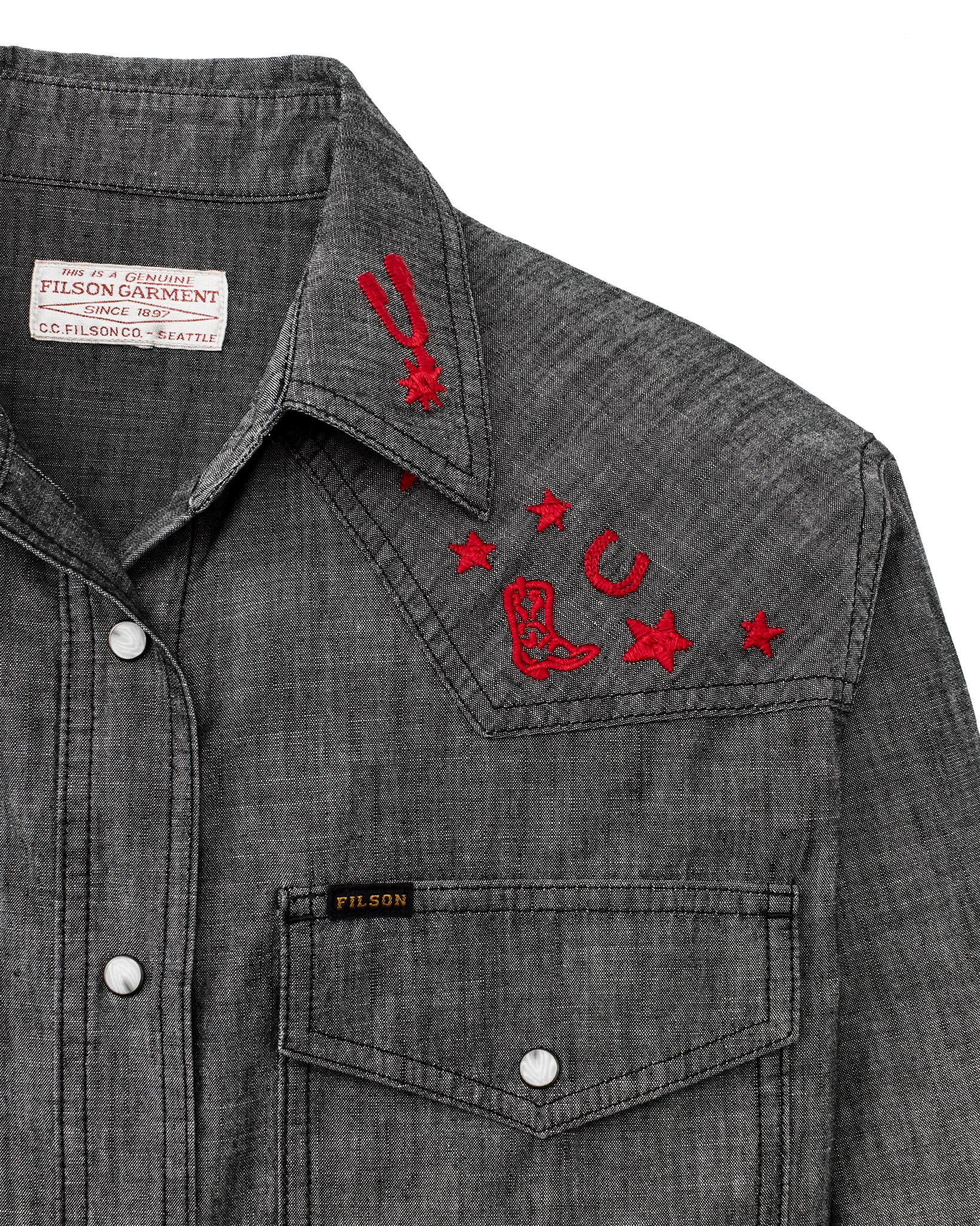 Women's Embroidered Western Shirt
