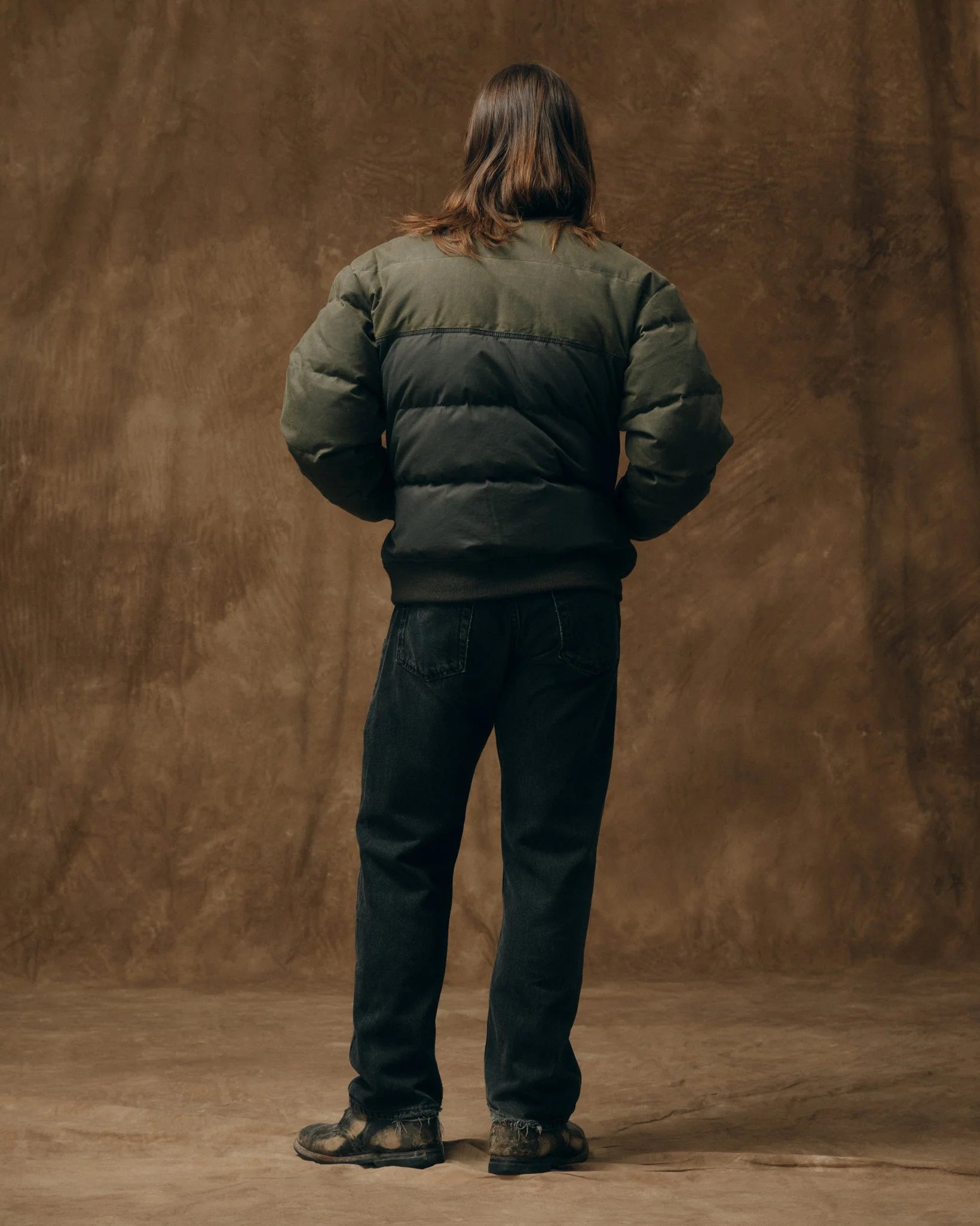 Down Bomber Jacket - Otter Green
