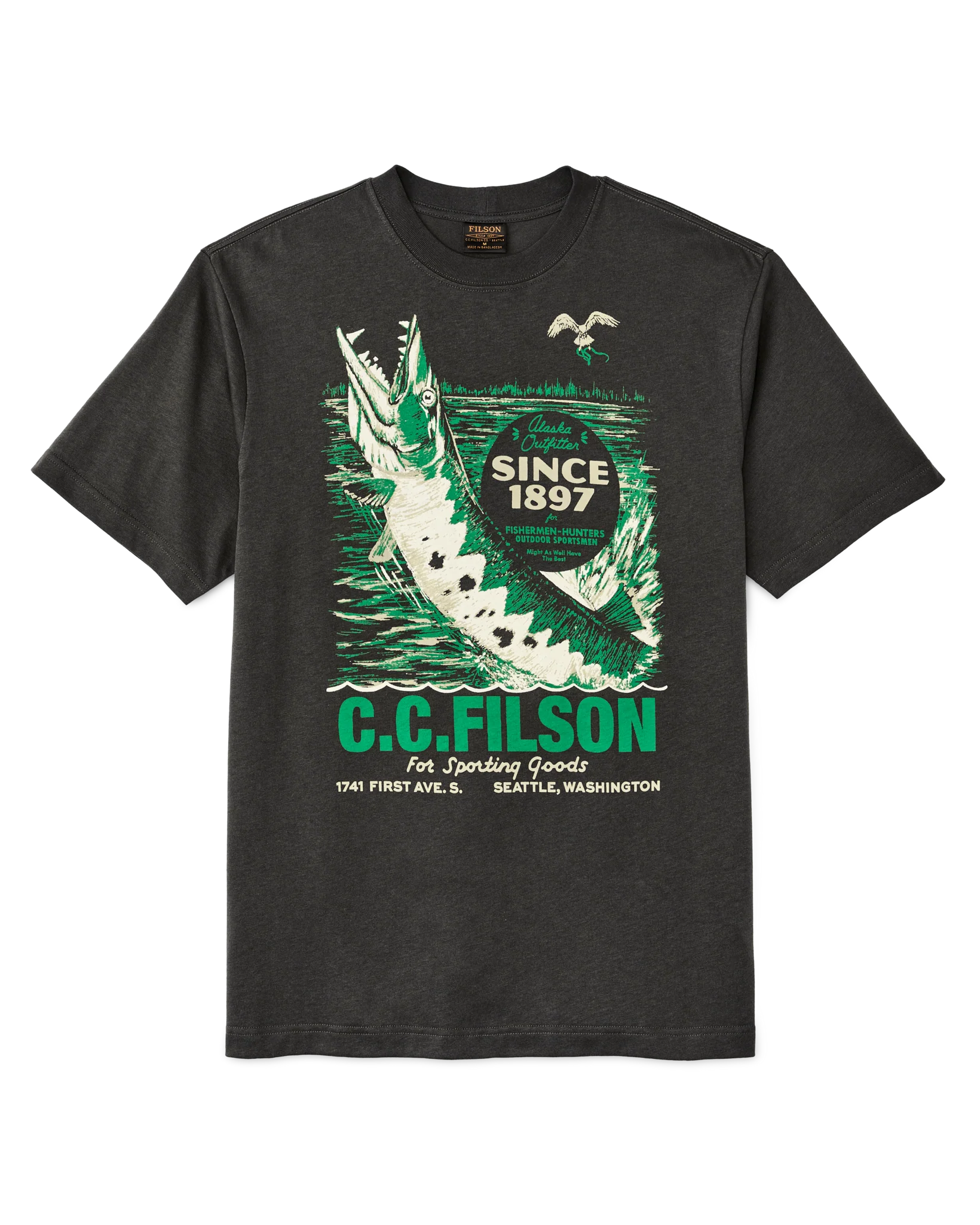 Short Sleeve Hoot Graphic T-shirt (Frontier)