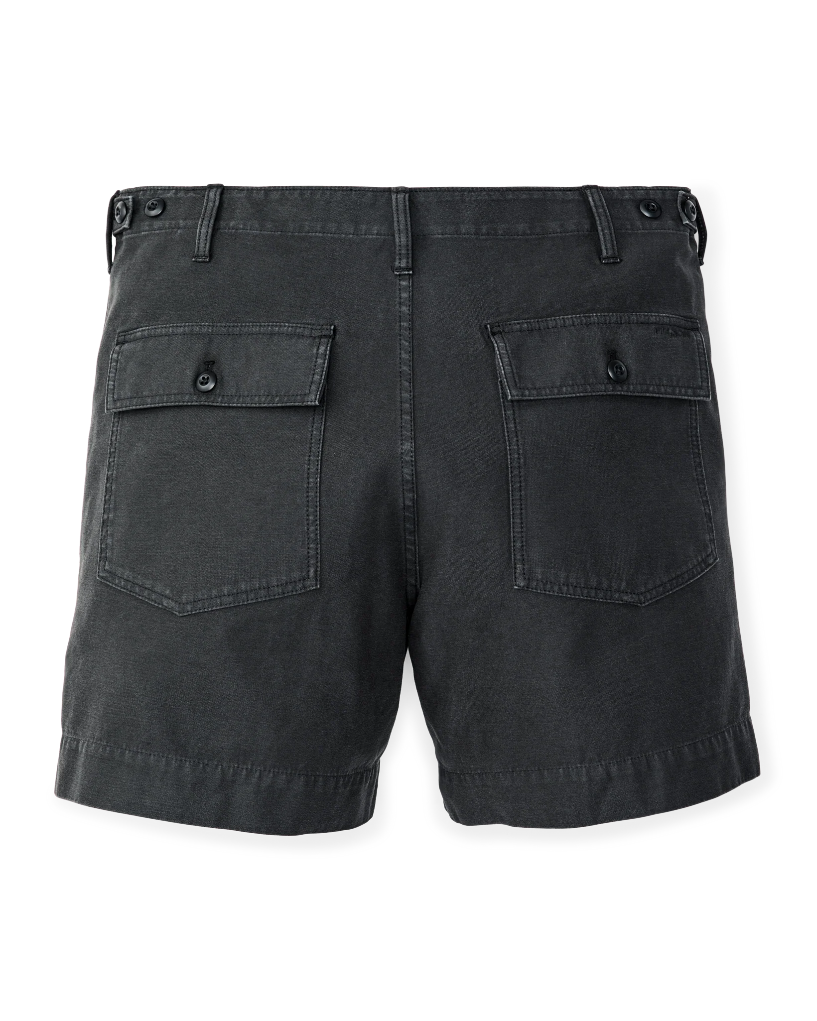 Field Supply Shorts - Washed Faded Black