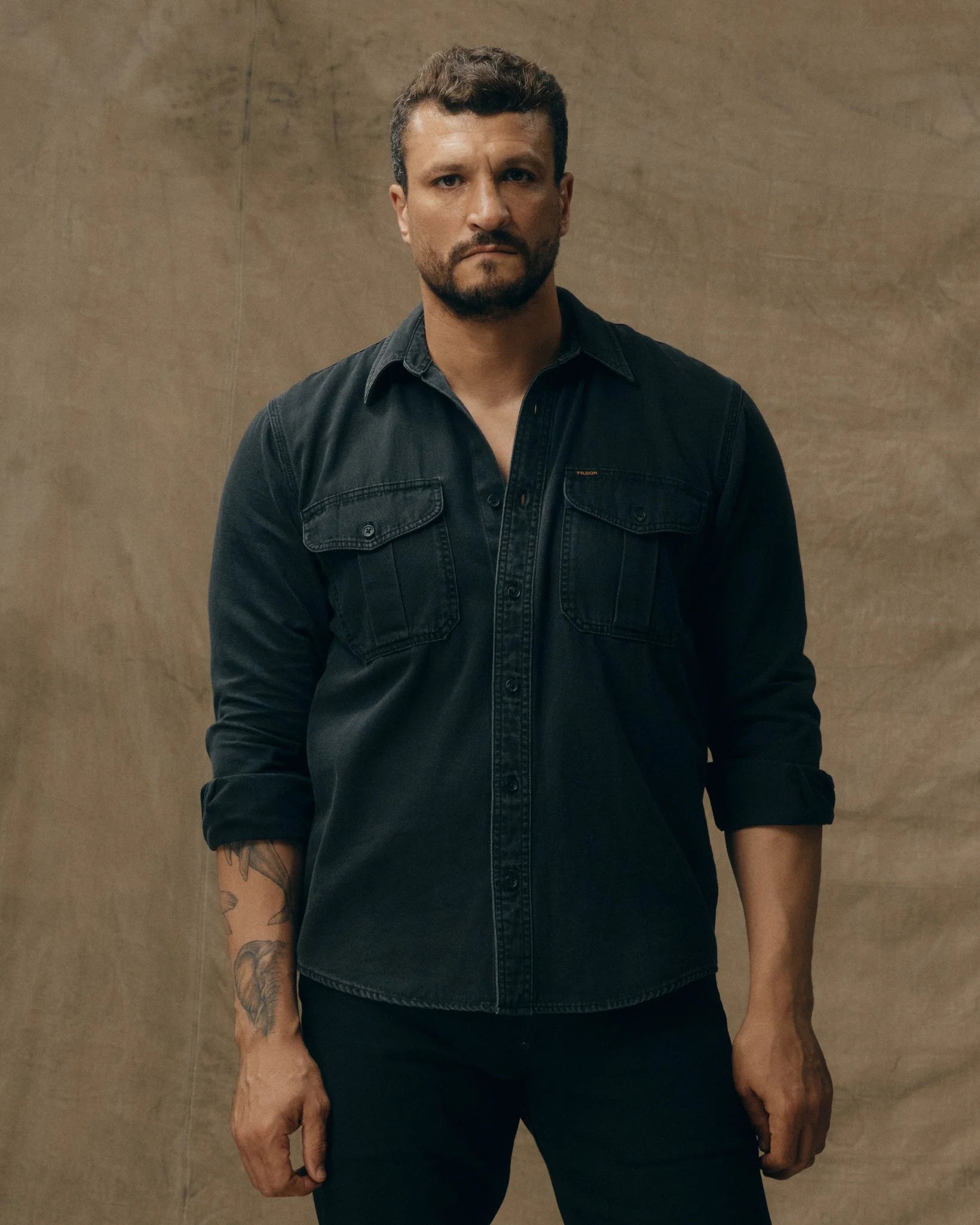 Denim Guide Shirt - Washed Black