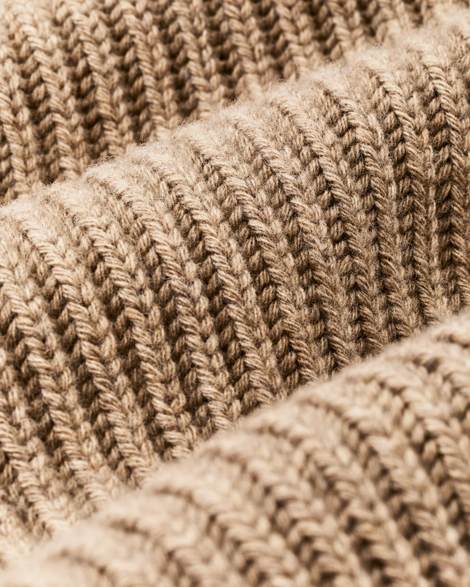 Bristol Shawl Neck Sweater - Oatmeal Heather / Flame Stripe